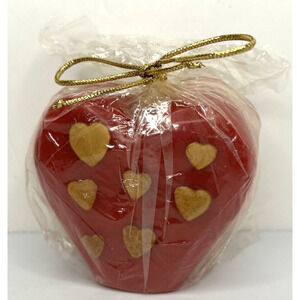 Vintage Colonial Candle of Cape Cod Valentine's Day Heart Candle New 3" SKU H396